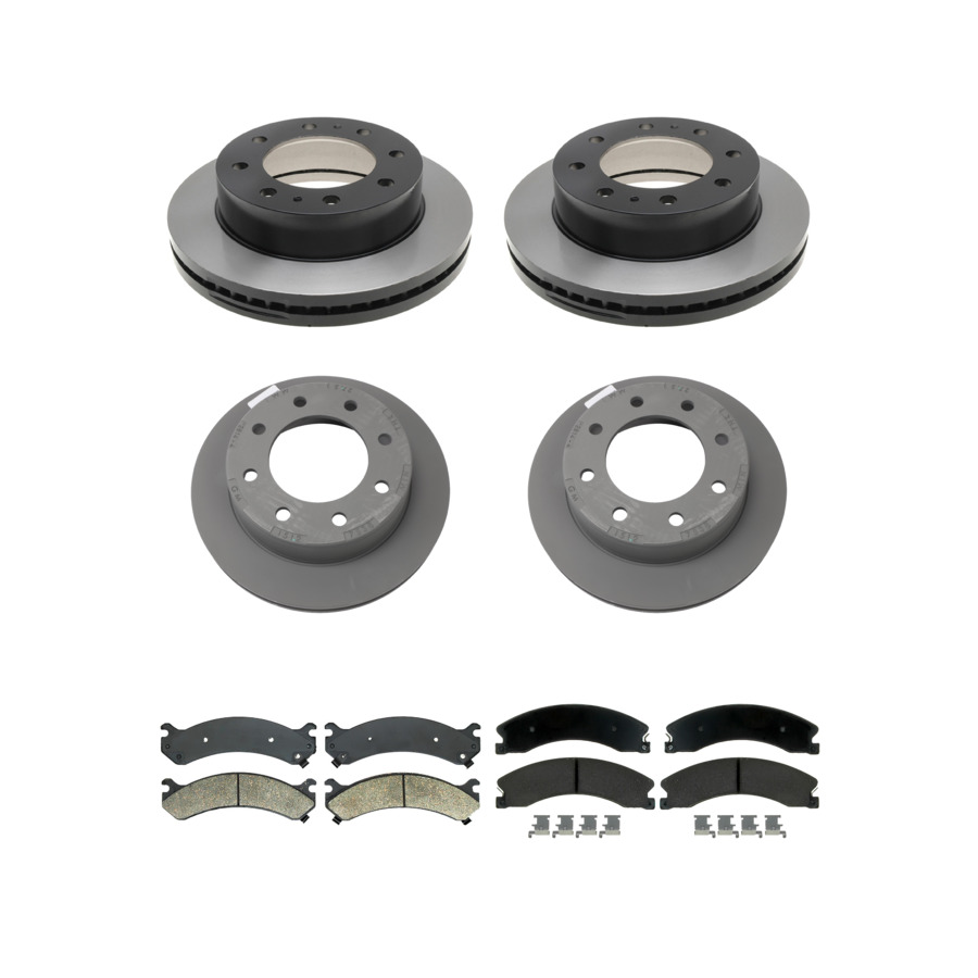 ACDelco Disc Brake Pads and Rotors Kit Front Rear For 09-19 Chevrolet Express