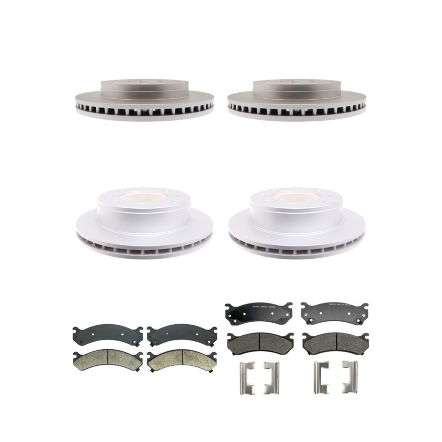 ACDelco Disc Brake Pads and Rotors Kit Front Rear For 00-07 GMC Sierra 1500