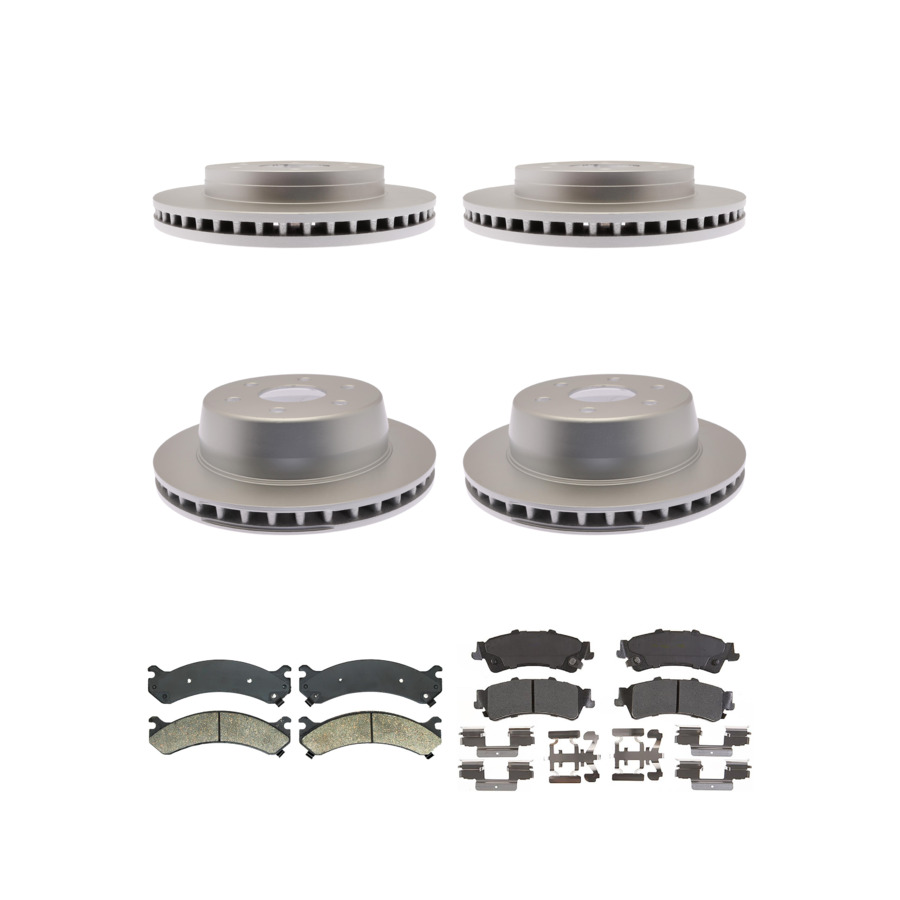 ACDelco Disc Brake Pads and Rotors Kit Front Rear For 01-06 GMC Sierra 1500