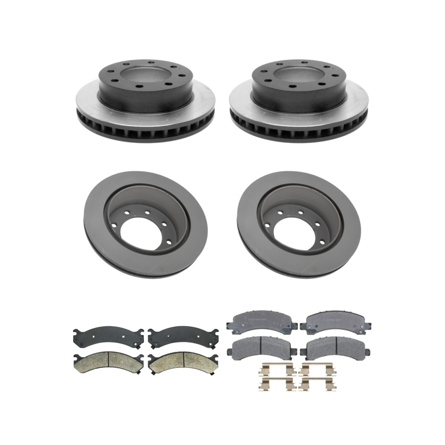 ACDelco Disc Brake Pads and Rotors Kit Front Rear For 06-16 Chevrolet Express