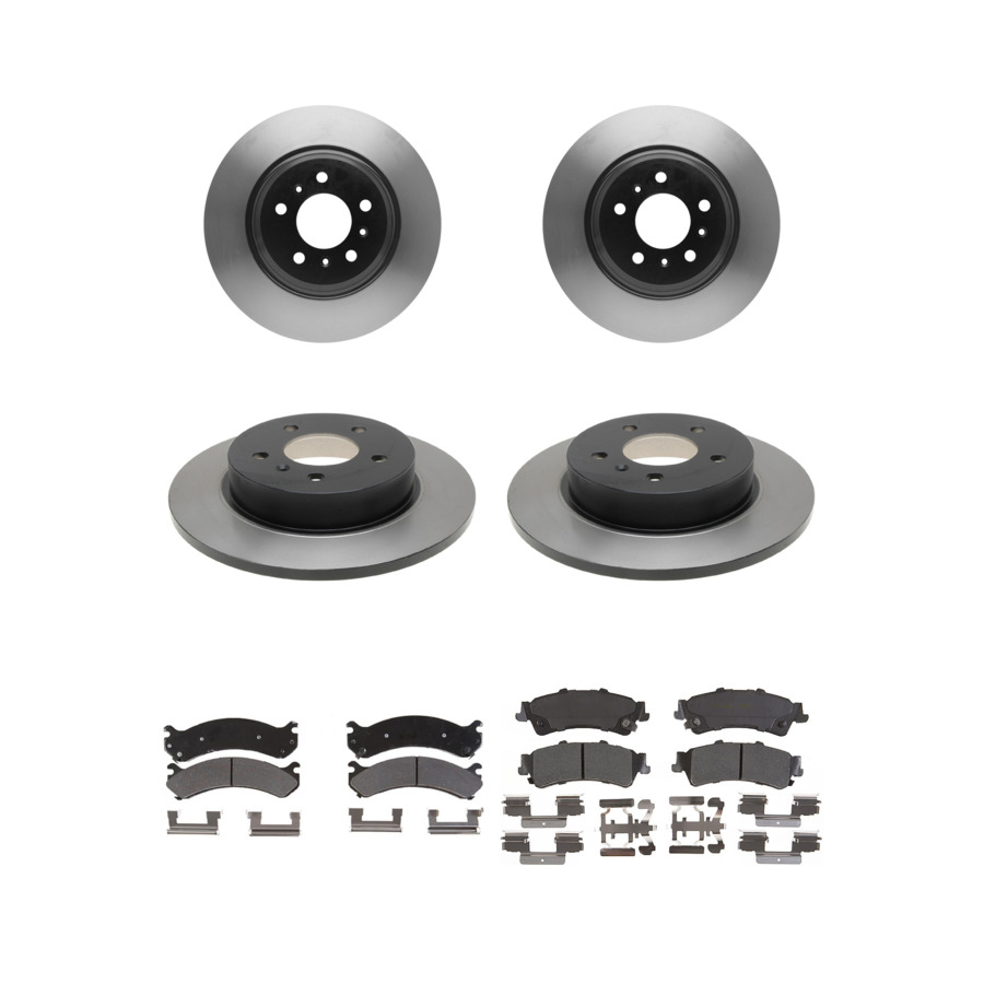 ACDelco Disc Brake Pads and Rotors Kit Front Rear For 2006-2011 Cadillac DTS