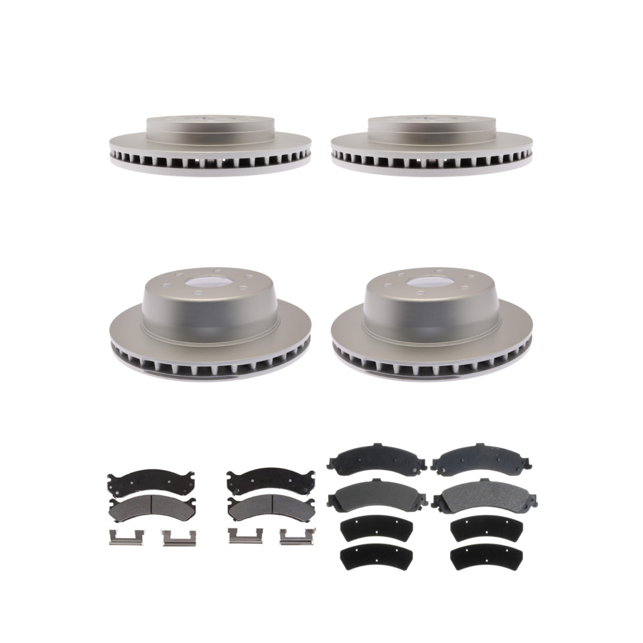 ACDelco Disc Brake Pads and Rotors Kit Front Rear For 01-06 GMC Sierra 1500