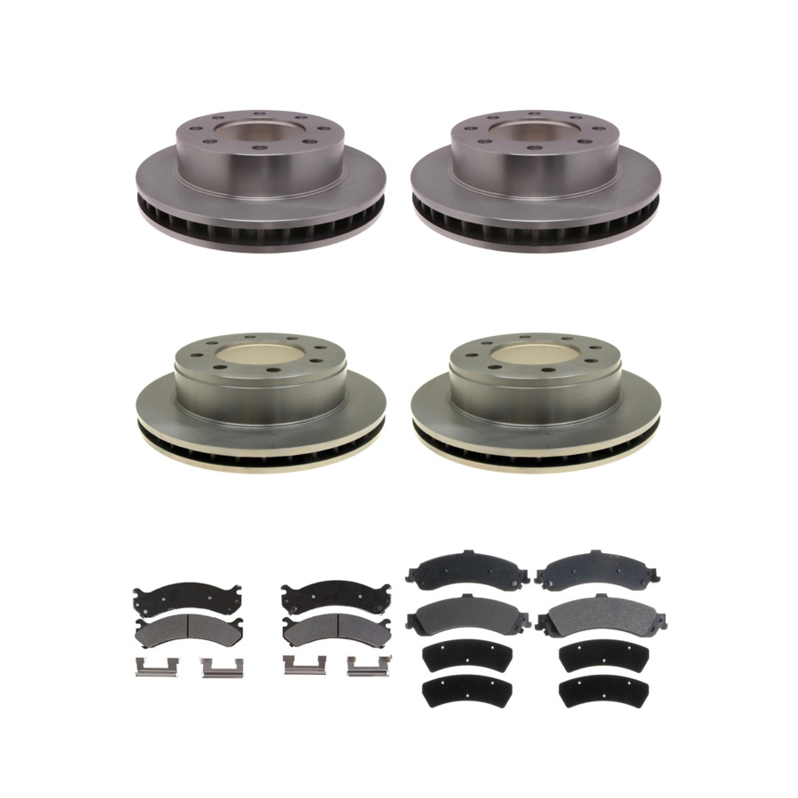 ACDelco Disc Brake Pads and Rotors Kit Front Rear For 01-06 GMC Sierra 1500