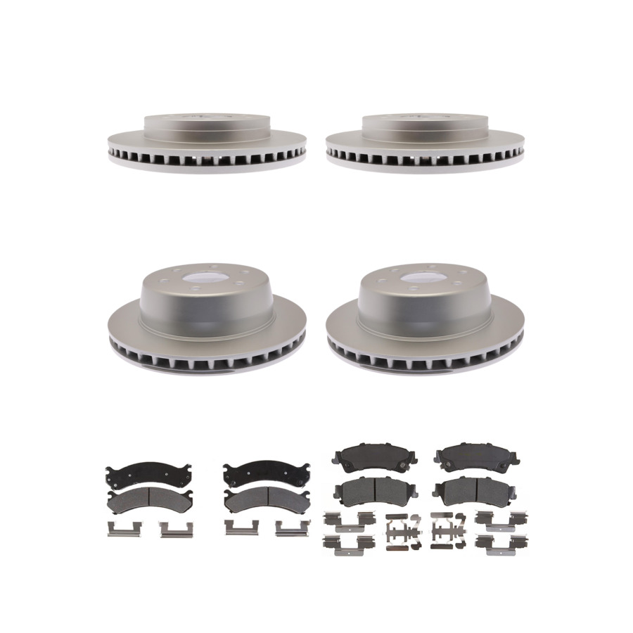 ACDelco Disc Brake Pads and Rotors Kit Front Rear For 01-06 GMC Sierra 1500