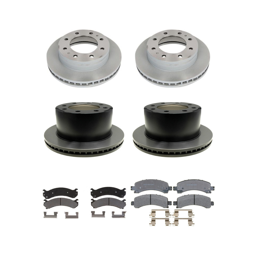 ACDelco Disc Brake Pads and Rotors Kit Front Rear For 03-08 Chevrolet Express