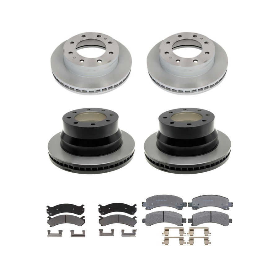 ACDelco Disc Brake Pads and Rotors Kit Front Rear For 09-17 GMC Savana 3500