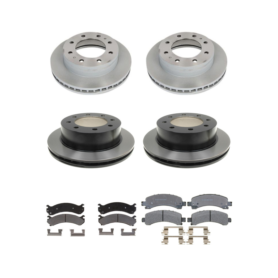 ACDelco Disc Brake Pads and Rotors Kit Front Rear For 03-17 Chevrolet Express