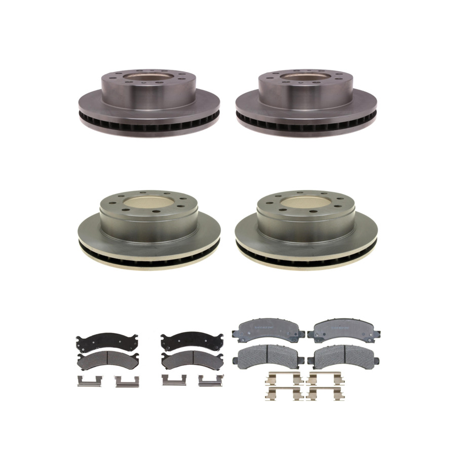 ACDelco Disc Brake Pads and Rotors Kit Front Rear For 04-17 GMC Savana 3500