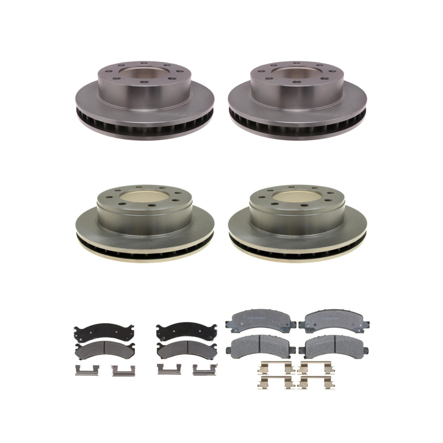ACDelco Disc Brake Pads and Rotors Kit Front Rear For 03-17 GMC Savana 2500