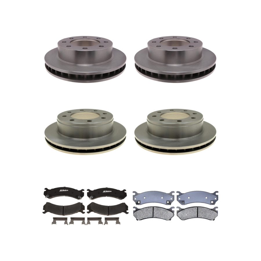 ACDelco Disc Brake Pads and Rotors Kit Front Rear For 99-09 GMC Sierra 1500