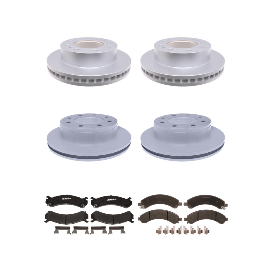 ACDelco Disc Brake Pads and Rotors Kit Front Rear For 05-08 Chevrolet Express