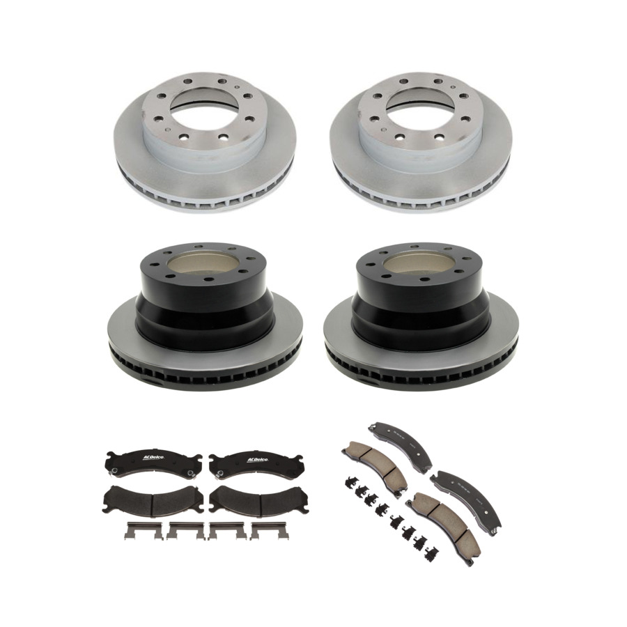 ACDelco Disc Brake Pads and Rotors Kit Front Rear For 09-19 GMC Savana 4500