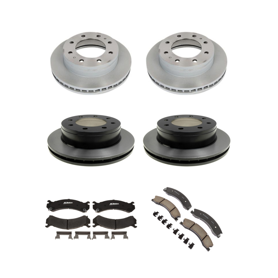 ACDelco Disc Brake Pads and Rotors Kit Front Rear For 09-17 Chevrolet Express