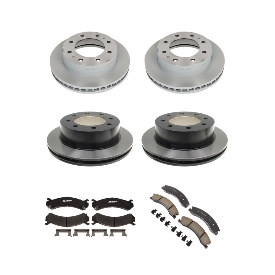 ACDelco Disc Brake Pads and Rotors Kit Front Rear For 09-17 Chevrolet Express