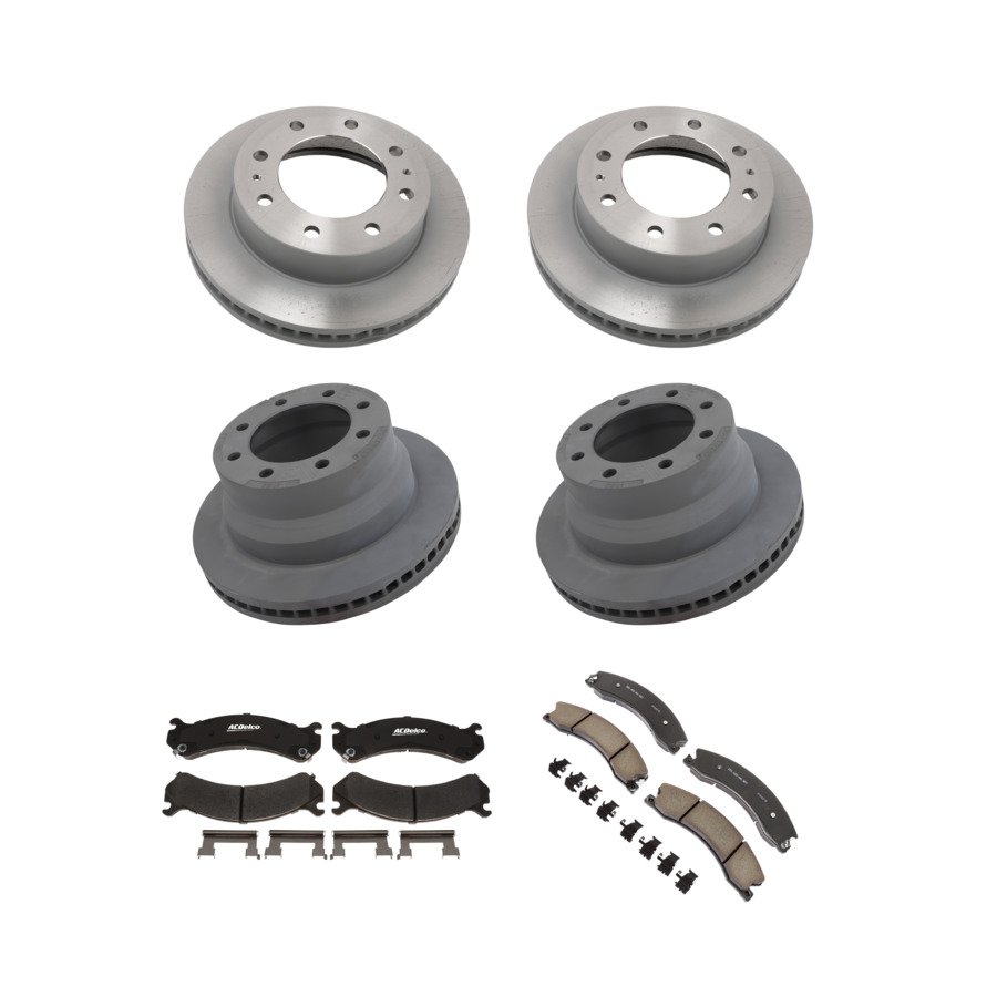 ACDelco Disc Brake Pads and Rotors Kit Front Rear For 09-19 Chevrolet Express