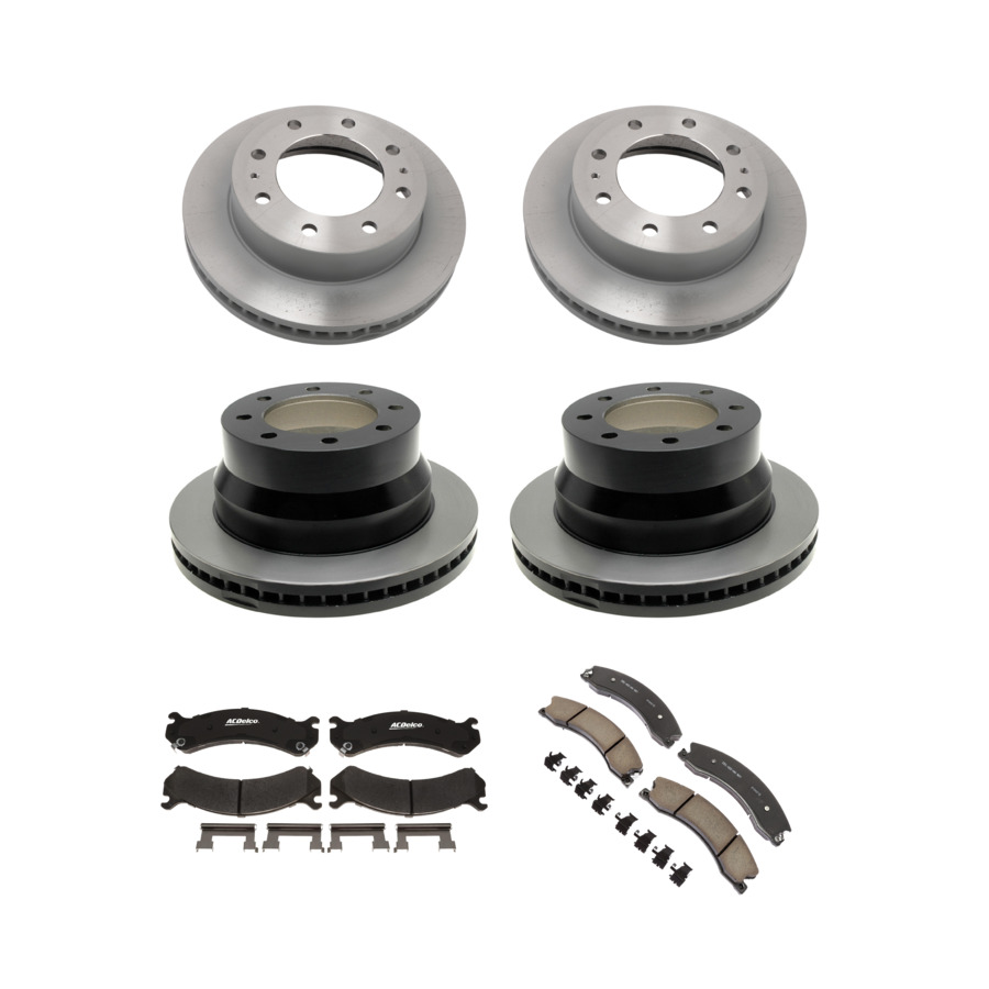 ACDelco Disc Brake Pads and Rotors Kit Front Rear For 09-19 GMC Savana 4500