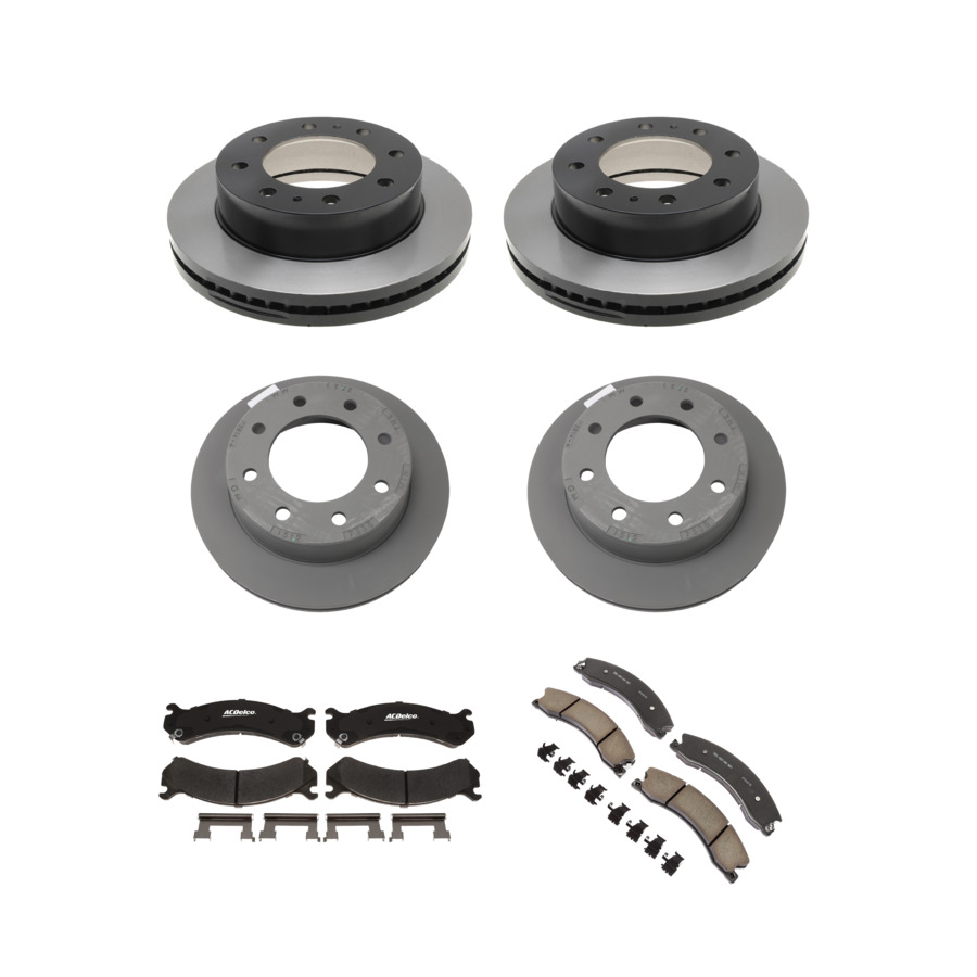 ACDelco Disc Brake Pads and Rotors Kit Front Rear For 09-19 Chevrolet Express