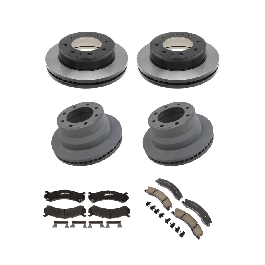 ACDelco Disc Brake Pads and Rotors Kit Front Rear For 09-19 Chevrolet Express