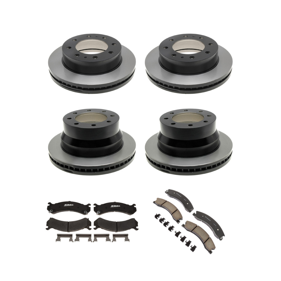 ACDelco Disc Brake Pads and Rotors Kit Front Rear For 09-19 GMC Savana 4500