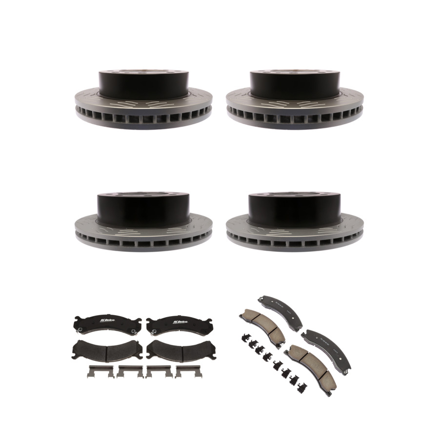 ACDelco Disc Brake Pads and Rotors Kit Front Rear For 09-16 Chevrolet Express