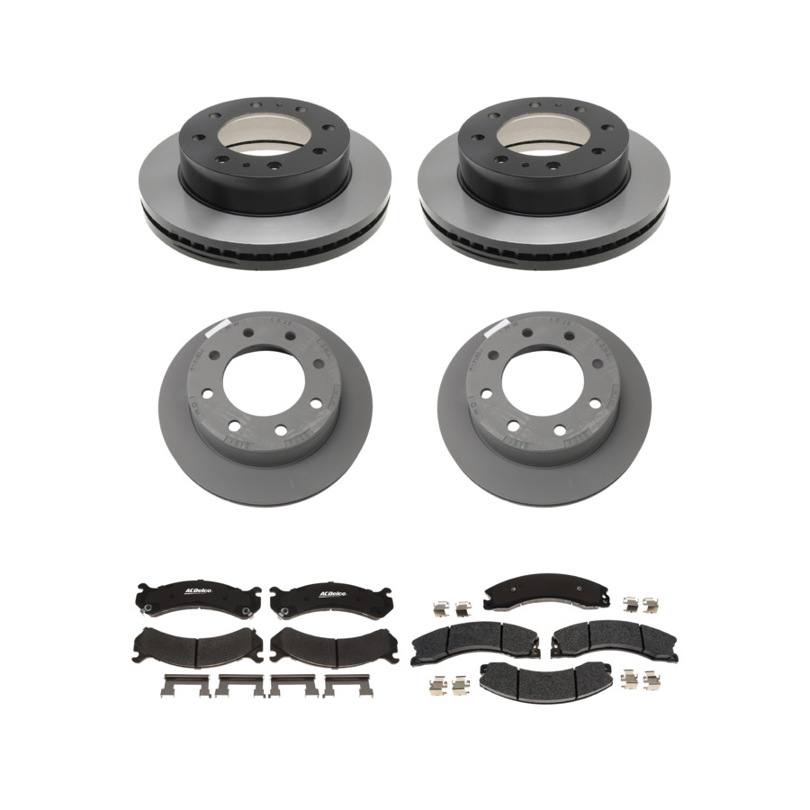 ACDelco Disc Brake Pads and Rotors Kit Front Rear For 09-19 Chevrolet Express