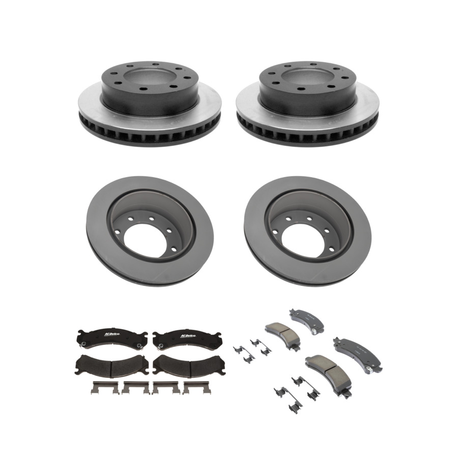 ACDelco Disc Brake Pads and Rotors Kit Front Rear For 06-16 Chevrolet Express