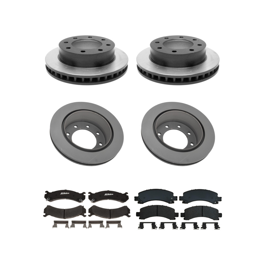 ACDelco Disc Brake Pads and Rotors Kit Front Rear For 06-16 Chevrolet Express