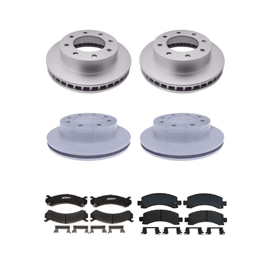 ACDelco Disc Brake Pads and Rotors Kit Front Rear For 08-17 Chevrolet Express