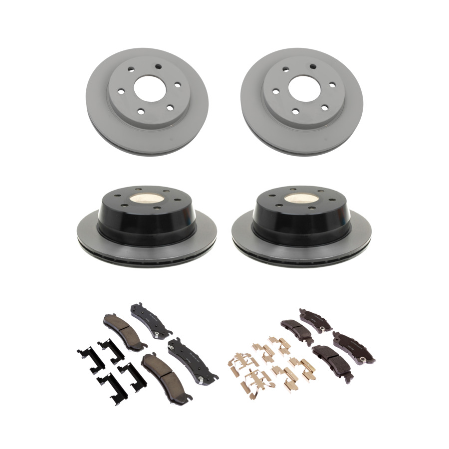 ACDelco Disc Brake Pads and Rotors Kit Front Rear For 99-07 Chevrolet Astro