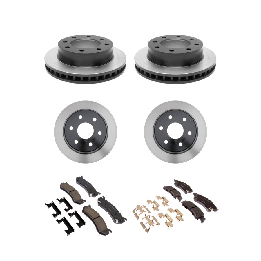 ACDelco Disc Brake Pads and Rotors Kit Front Rear For 01-06 GMC Sierra 1500