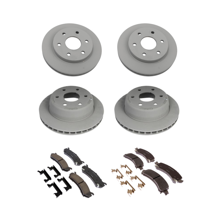 ACDelco Disc Brake Pads and Rotors Kit Front Rear For 02-08 Chevrolet Tahoe