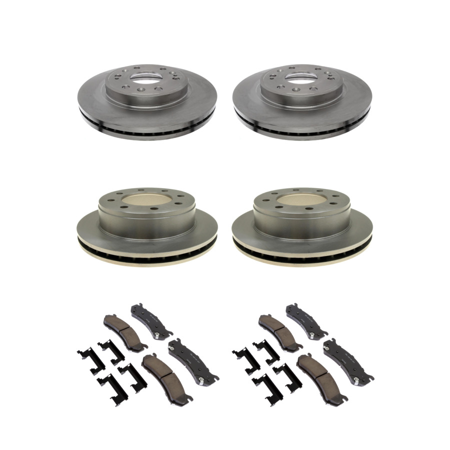 ACDelco Disc Brake Pads and Rotors Kit Front Rear For 05-07 GMC Sierra 1500