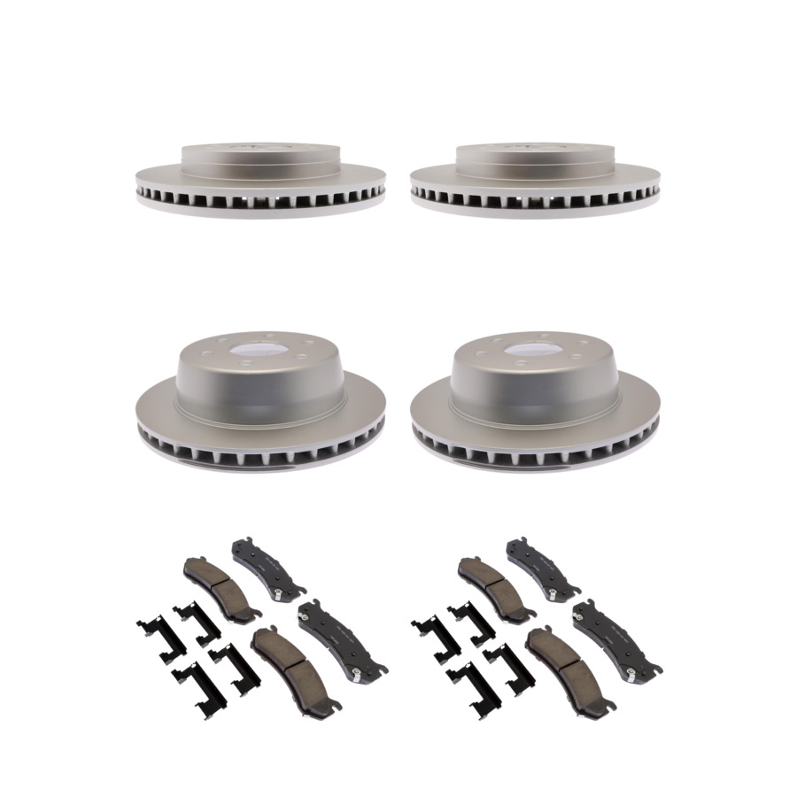 ACDelco Disc Brake Pads and Rotors Kit Front Rear For 00-08 Chevrolet Tahoe