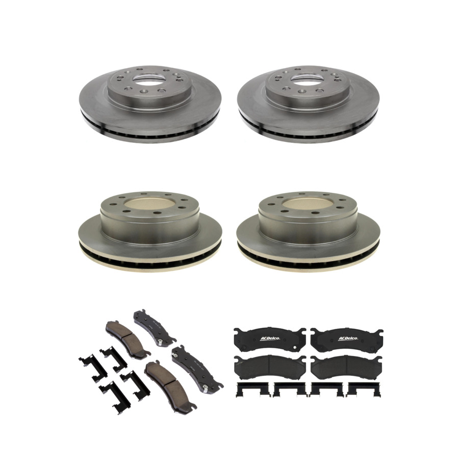 ACDelco Disc Brake Pads and Rotors Kit Front Rear For 05-07 GMC Sierra 1500