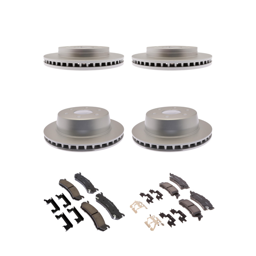 ACDelco Disc Brake Pads and Rotors Kit Front Rear For 00-06 GMC Sierra 1500