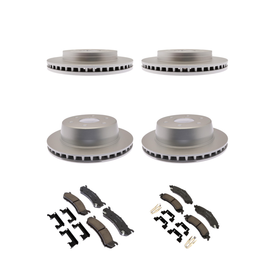 ACDelco Disc Brake Pads and Rotors Kit Front Rear For 00-06 Chevrolet Tahoe