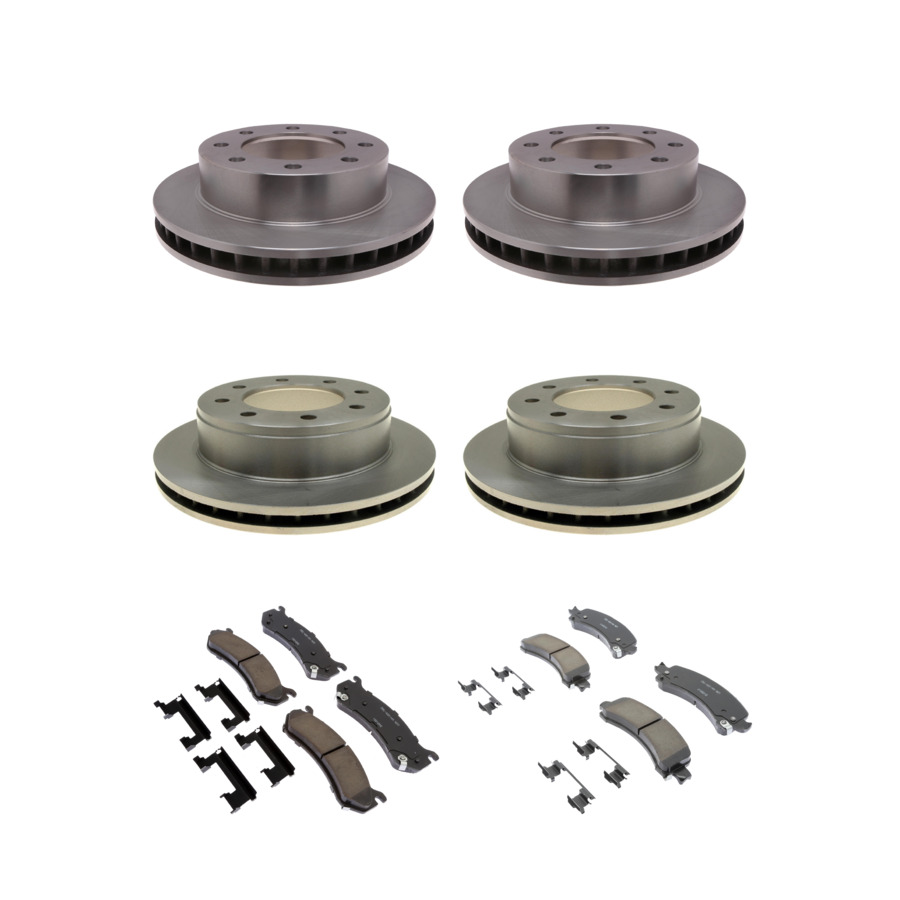 ACDelco Disc Brake Pads and Rotors Kit Front Rear For 03-05 GMC Savana 2500