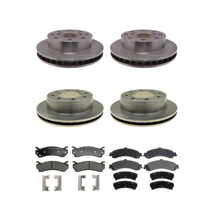 ACDelco Disc Brake Pads and Rotors Kit Front Rear For 01-06 GMC Sierra 1500
