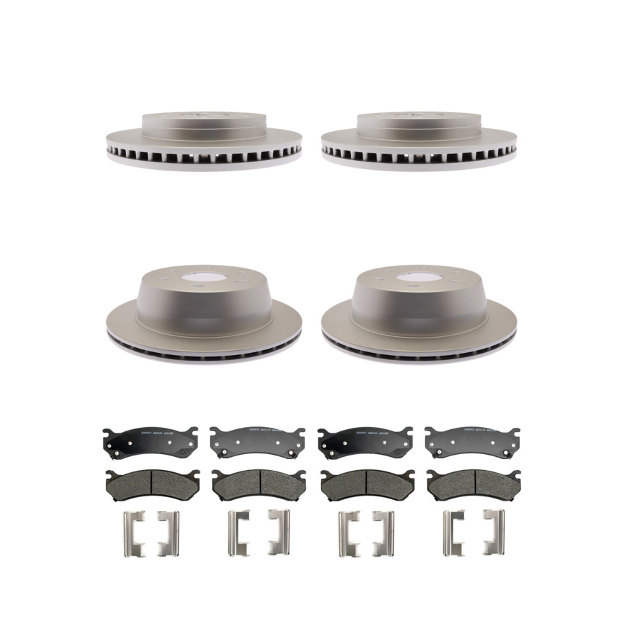 ACDelco Disc Brake Pads and Rotors Kit Front Rear For 99-07 Chevrolet Astro