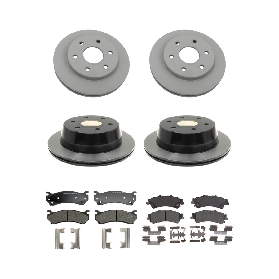 ACDelco Disc Brake Pads and Rotors Kit Front Rear For 99-07 Chevrolet Astro