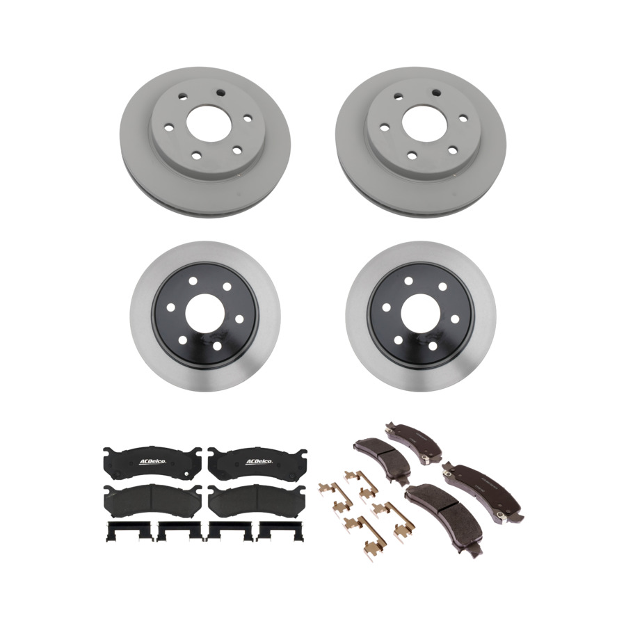 ACDelco Disc Brake Pads and Rotors Kit Front Rear For 02-08 Chevrolet Tahoe