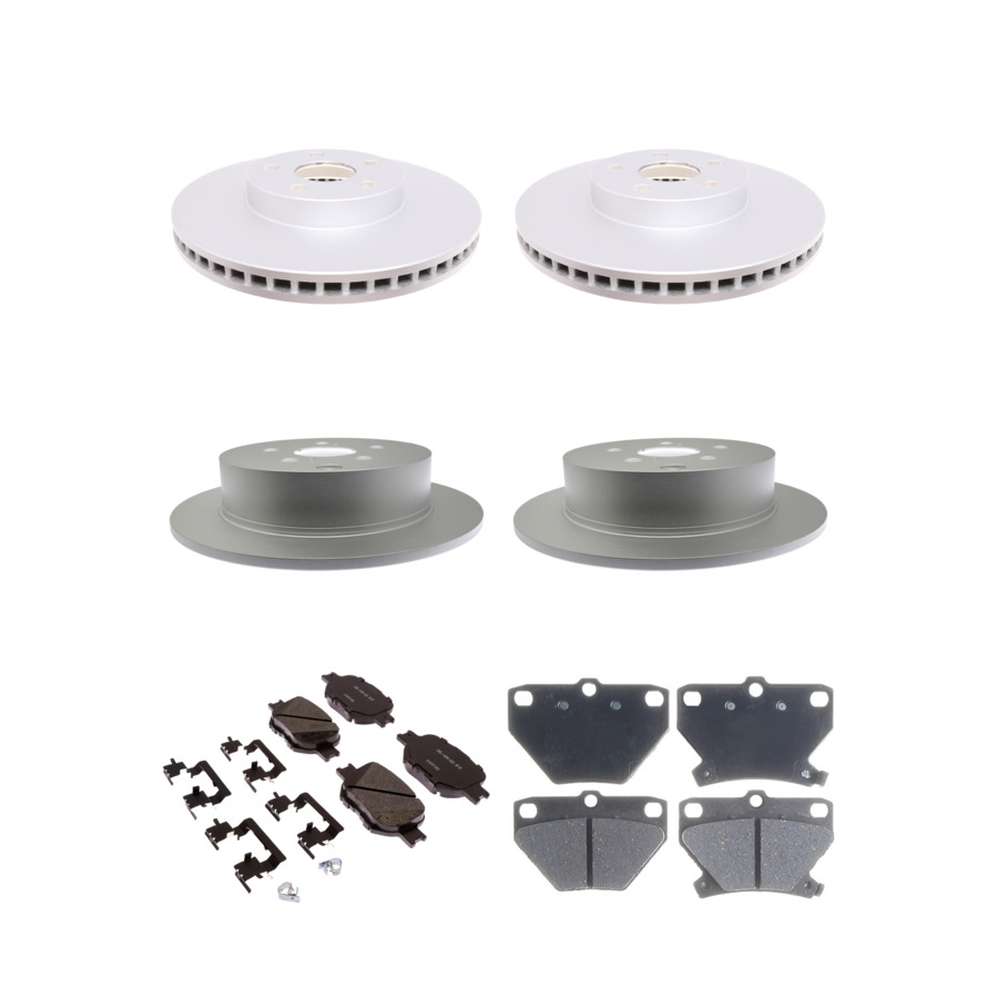 ACDelco Disc Brake Pads and Rotors Kit Front Rear For 00-05 Toyota Celica GTS