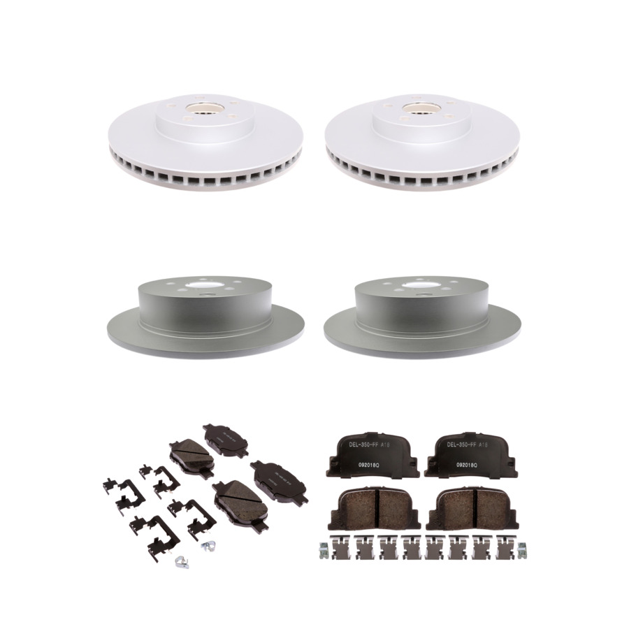 ACDelco Disc Brake Pads and Rotors Kit Front Rear For 2005-2010 Scion tC