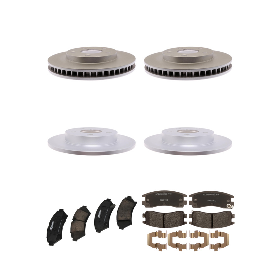 ACDelco Disc Brake Pads and Rotors Kit Front Rear For 2000-2005 Buick LeSabre