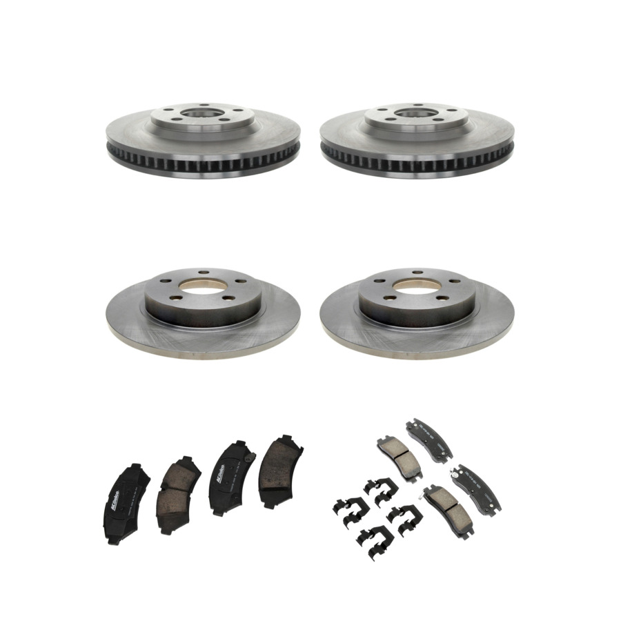 ACDelco Disc Brake Pads and Rotors Kit Front Rear For 2000-2005 Buick LeSabre