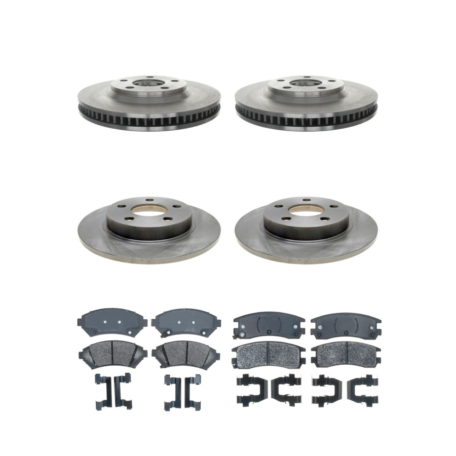ACDelco Disc Brake Pads and Rotors Kit Front Rear For 2000-2005 Buick LeSabre