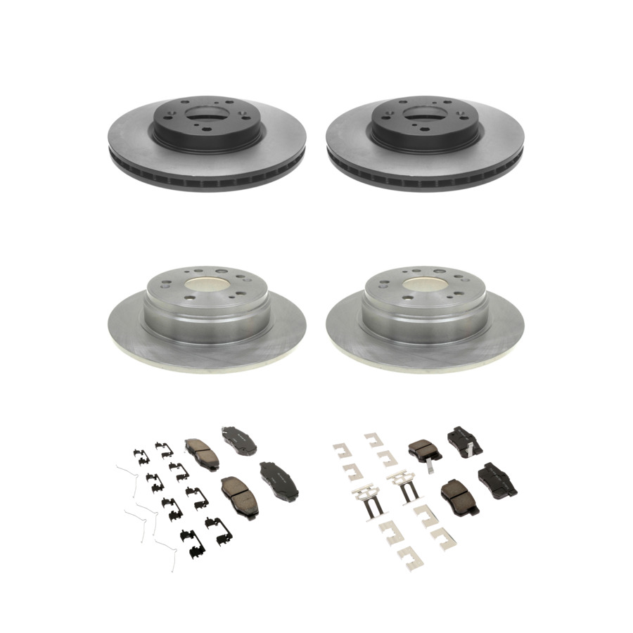 ACDelco Disc Brake Pads and Rotors Kit Front Rear For 2002-2004 Honda CR-V