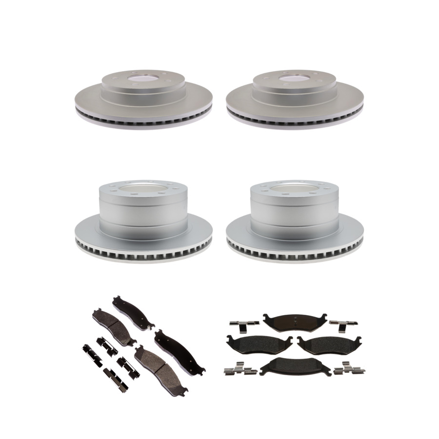 ACDelco Disc Brake Pads and Rotors Kit Front Rear For 2006-2008 Dodge Ram 1500