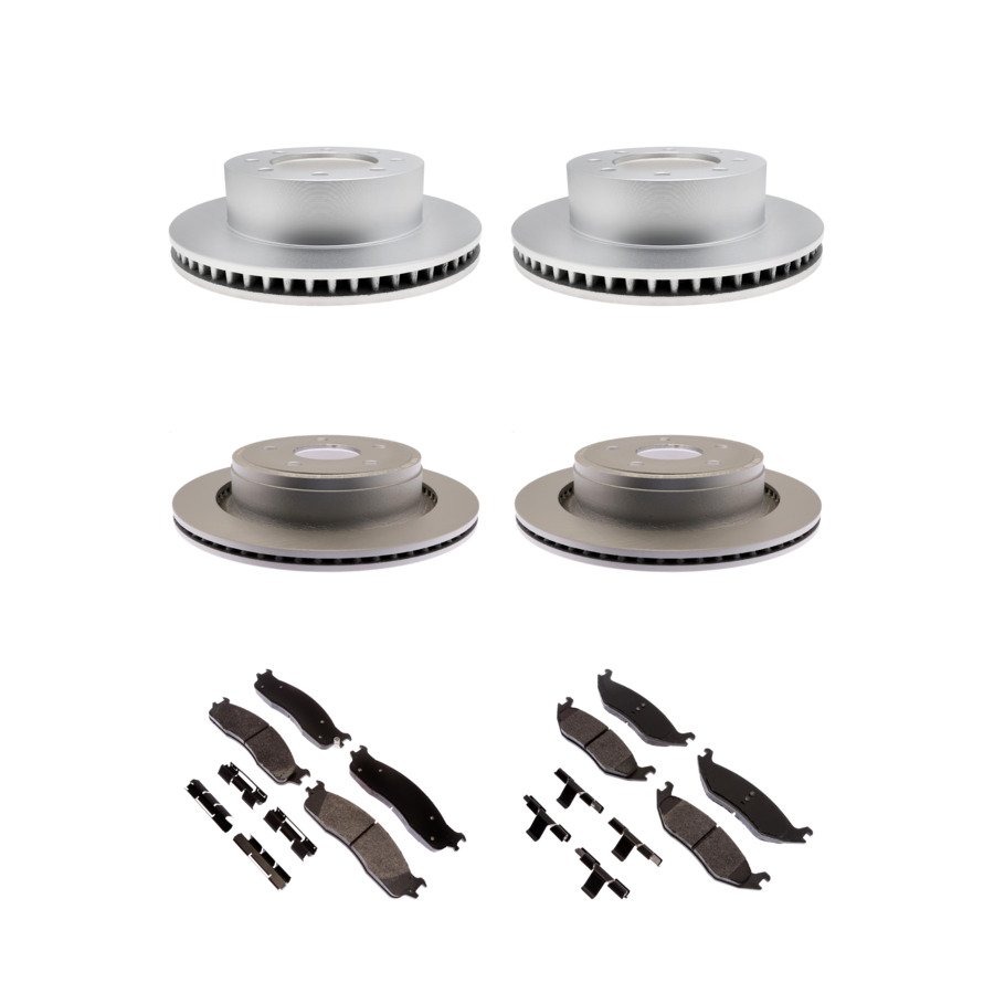 ACDelco Disc Brake Pads and Rotors Kit Front Rear For 2006-2008 Dodge Ram 1500
