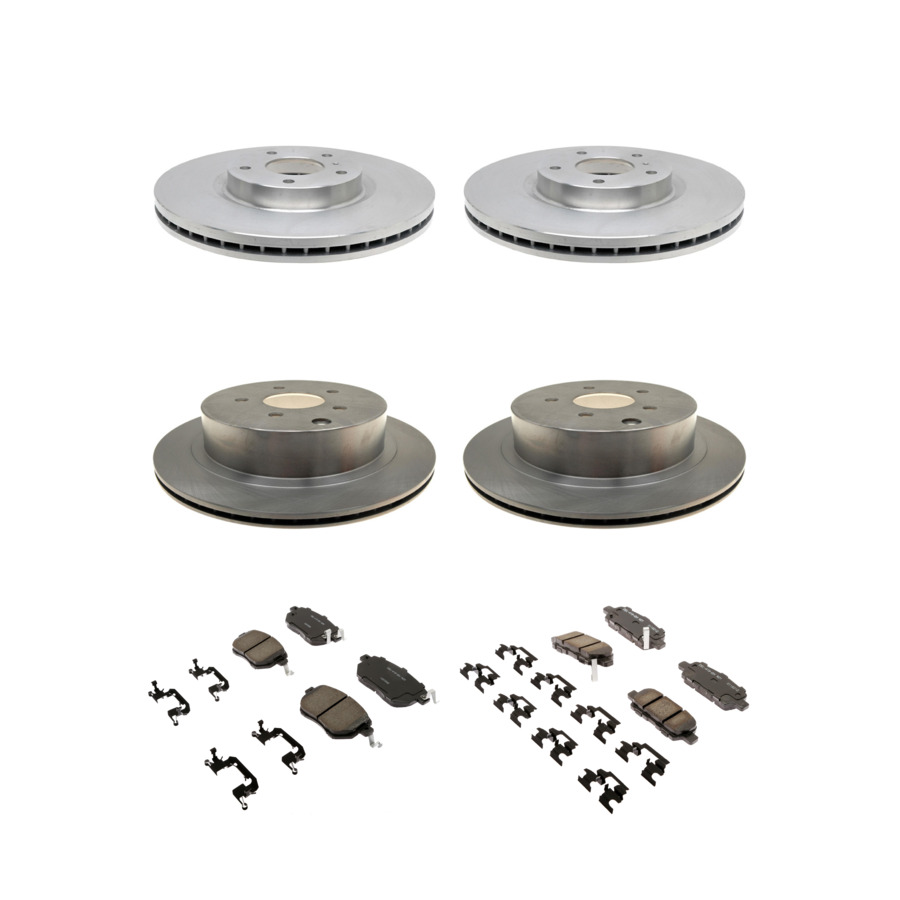ACDelco Disc Brake Pads and Rotors Kit Front Rear For 03-11 Nissan Murano